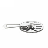 Custom Chrome Motor Custom Chrome Die-cast Rear View Side Oval Mirror Long Stem Fit For Harley